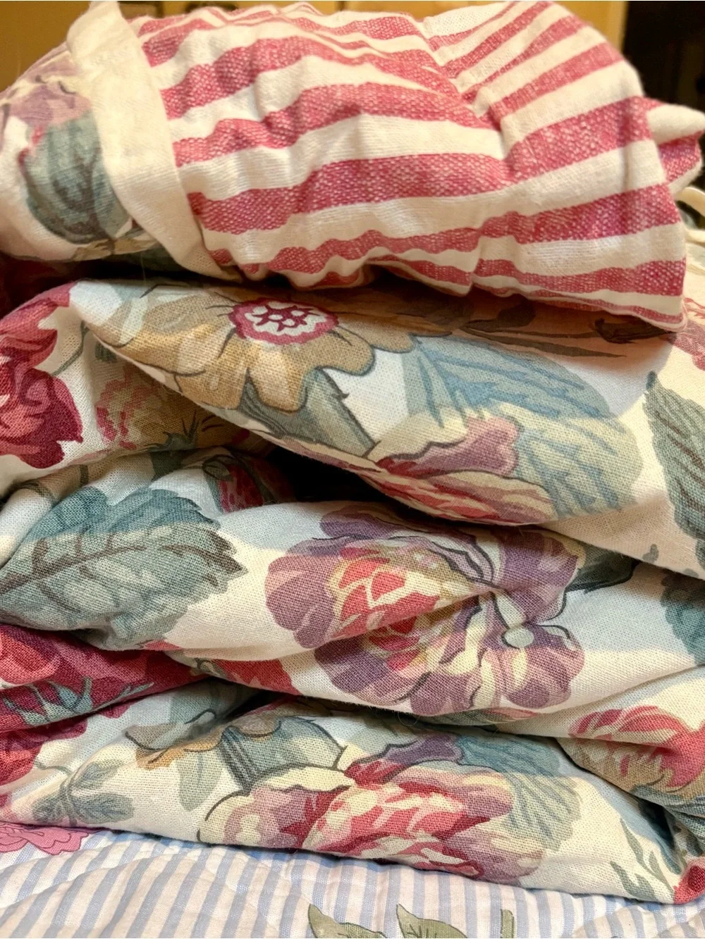 Pottery Barn reversible duvet