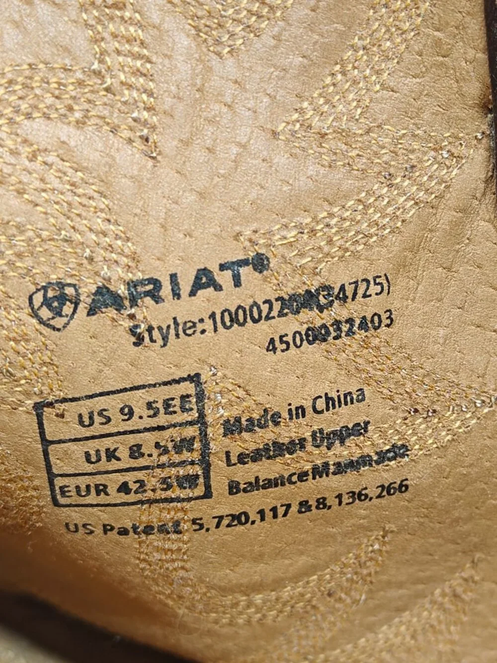 Ariat 10002204 leather