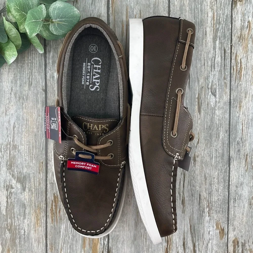 Men’s Chaps Benny Boat Shoes Size 10