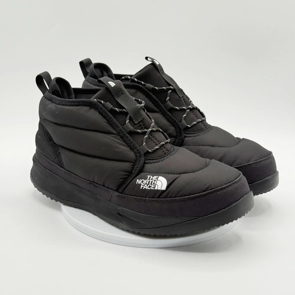 The North Face Womens NSE Chukka Boot Size 5.5 TNF Black Puffer NF0A7W46KX7, NEW