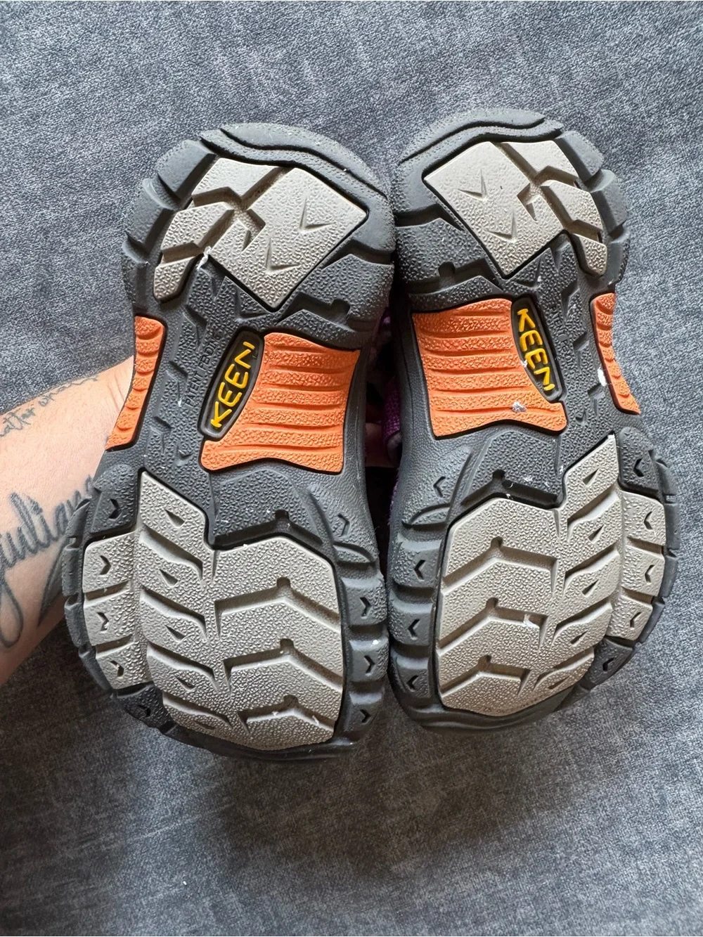 Keen Kids Pink/Purple Closed-Toe Adventure Sandal