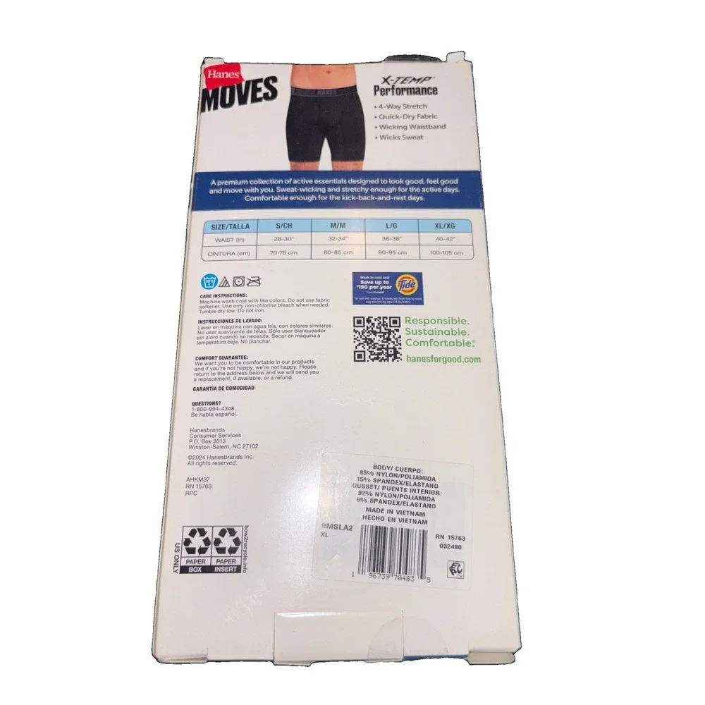 Hanes moves pack