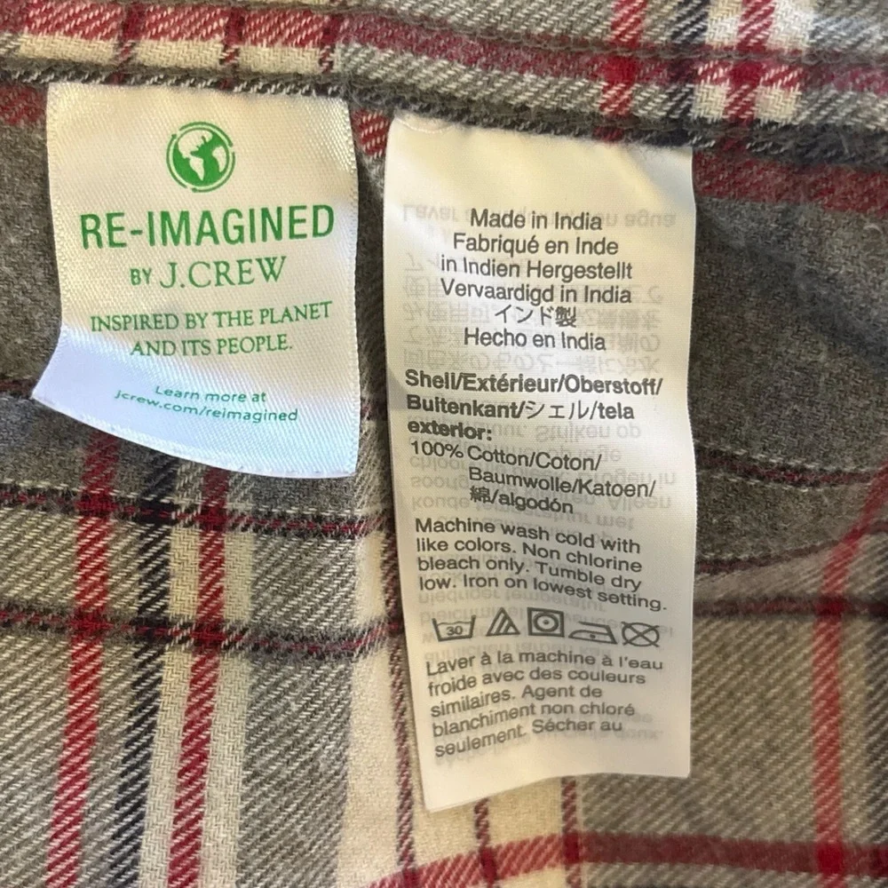J. Crew crew flannel