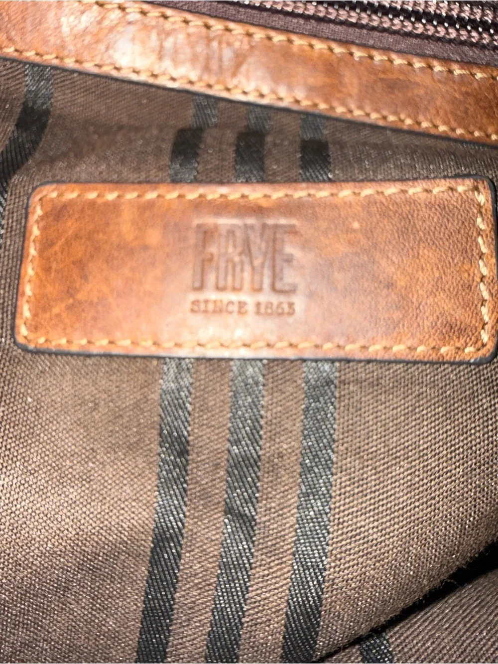 Frye full grain