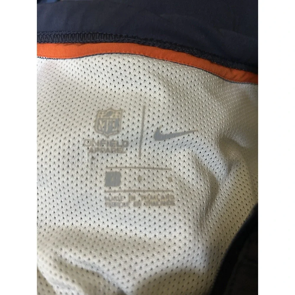 Chicago Bears Nike NFL 1/4 Pullover Zip Vented Athletic Size L