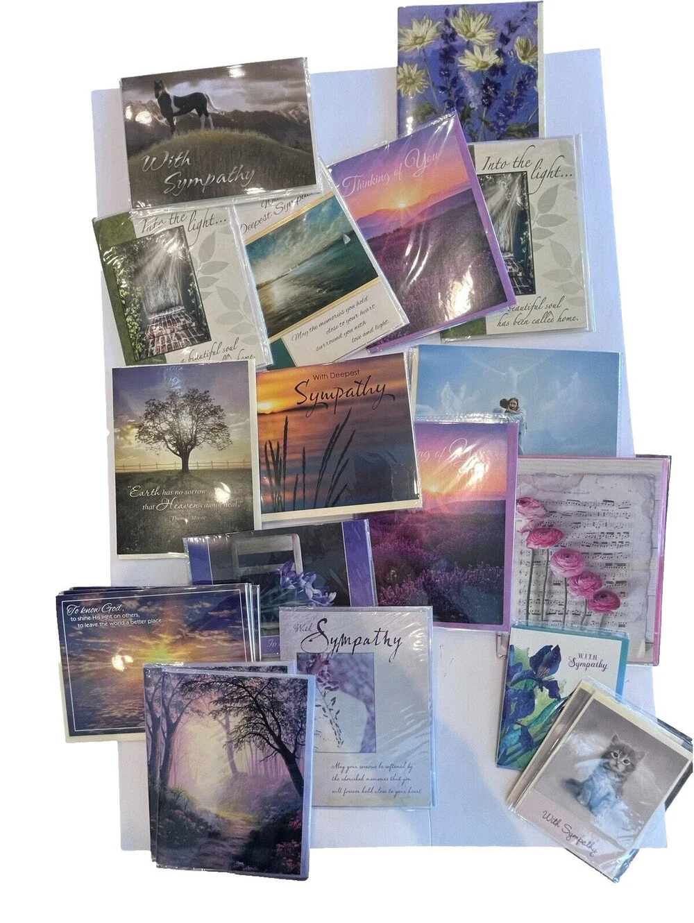 Greeting Cards-Sympathy Bundle 23 Cards & Envelopes New GC108