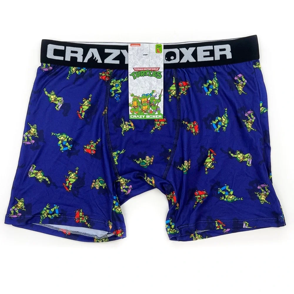 TMNT Teenage Mutant Ninja Turtles Crazy Boxer Briefs Mens Size Large Underwear