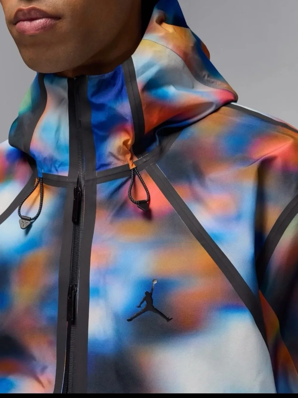 Jordan hooded raincoat