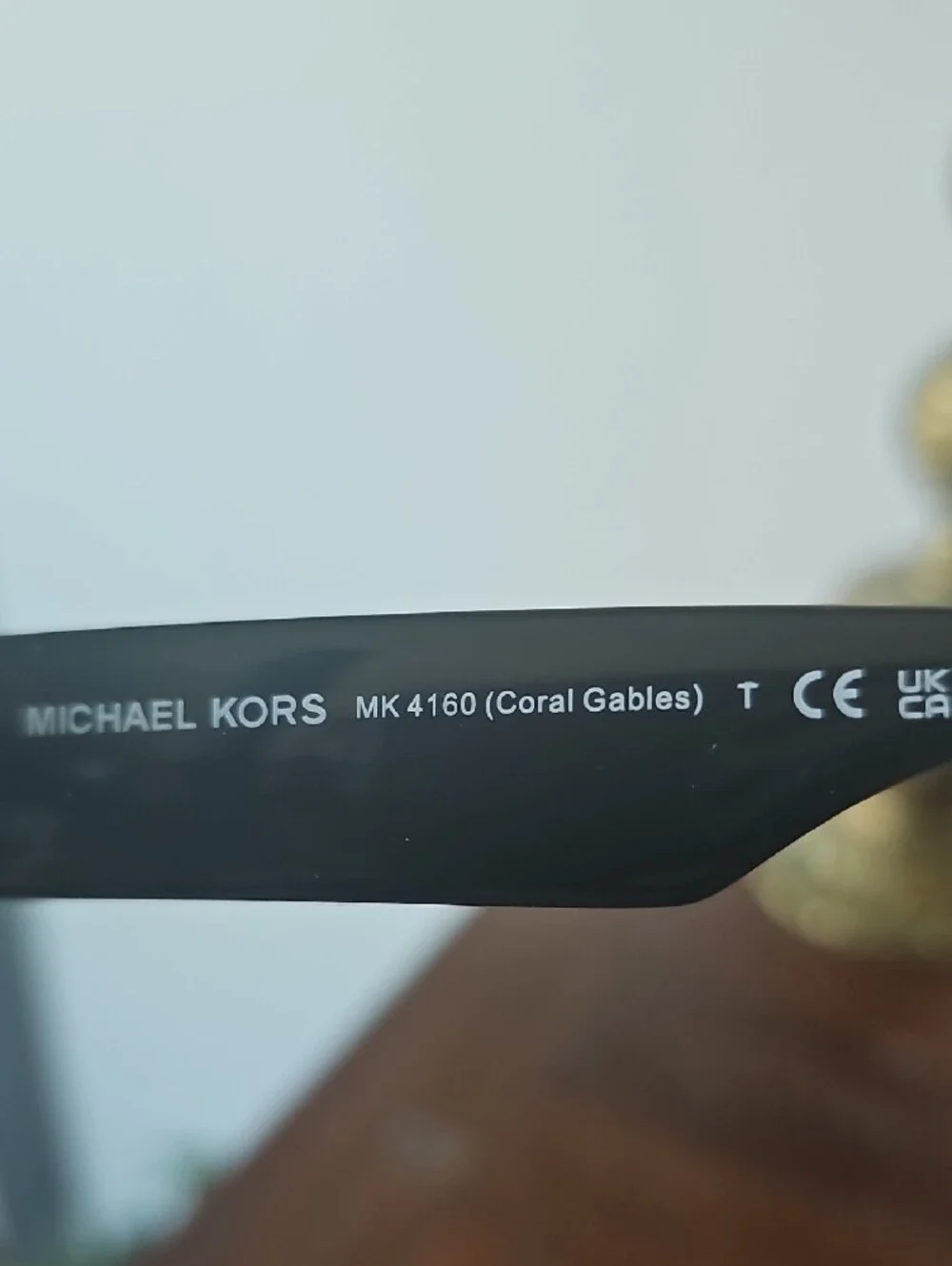 Michael Kors bold rectangular
