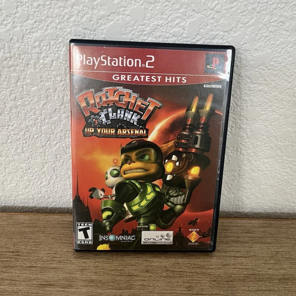 Ratchet and Clank Up Your Arsenal PS2 CIB Sony PlayStation 2 Complete Manual