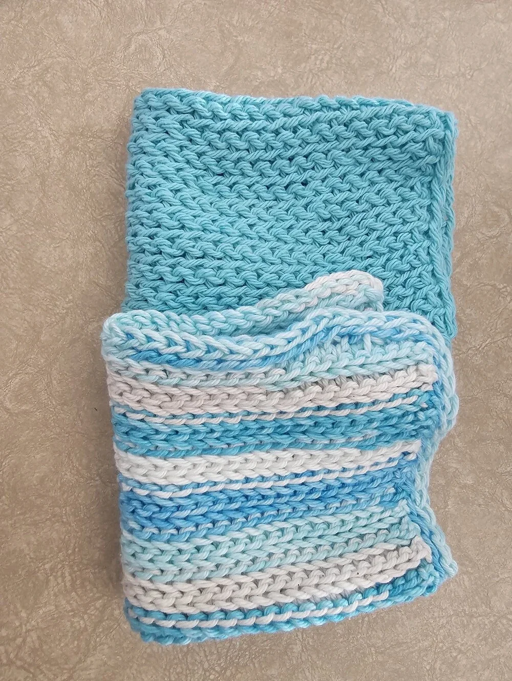 Handmade Crochet Dish Cloths Set Of 2