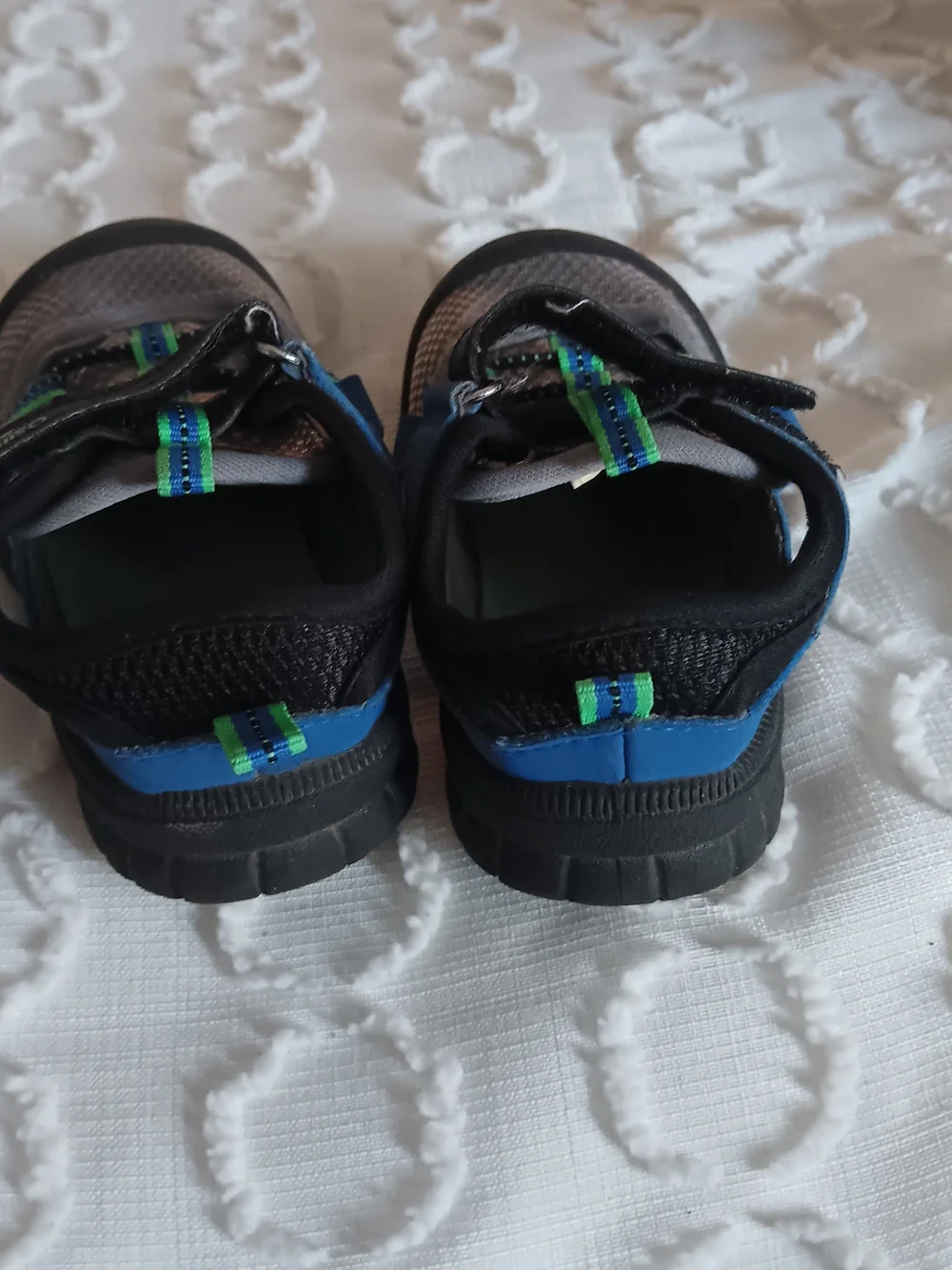 OshKosh B'gosh Gray, Blue & Green Toddler Athletic Sneakers
