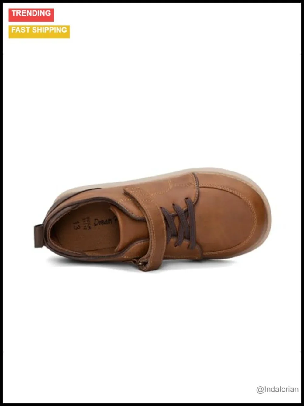 Boys Dress Shoes Casual Oxfords Sneaker School Uniform Hook & Loop Closure