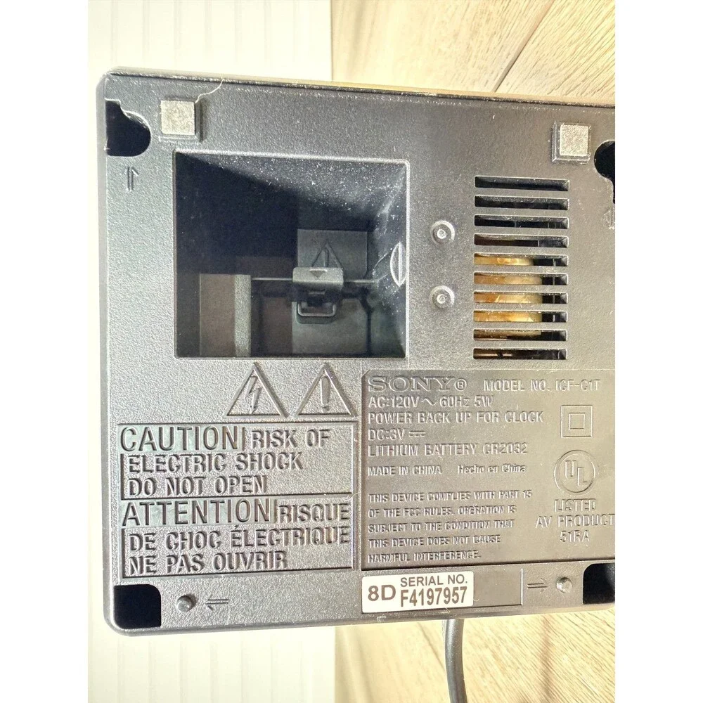 Sony icf c1t