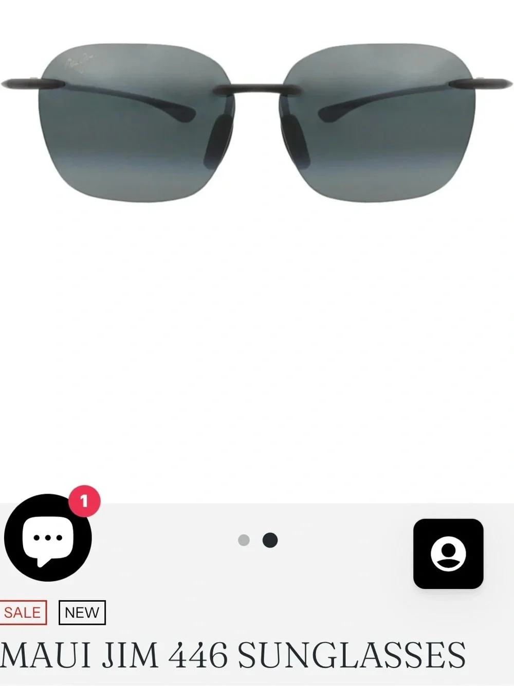 Maui Jim smoke frame