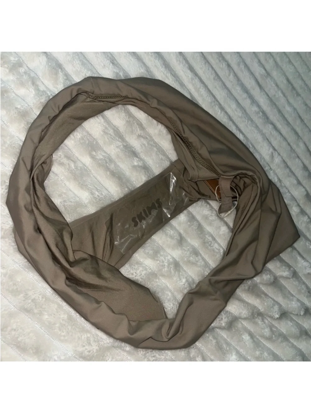NEW! SKIMS RECYCLED SWIM MID WAIST BOTTOM • DESERT • Size 2X