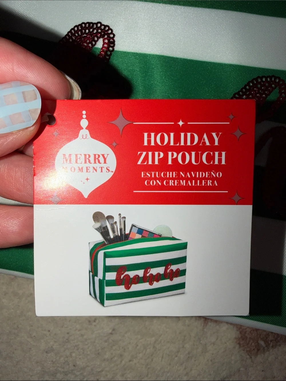 Merry Moments festive green