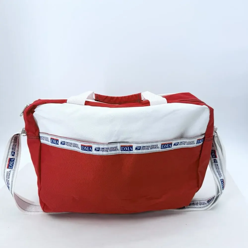 Atchison United States Postal Service Red Nylon Carry Tote Bag W/ Shoulder Strap