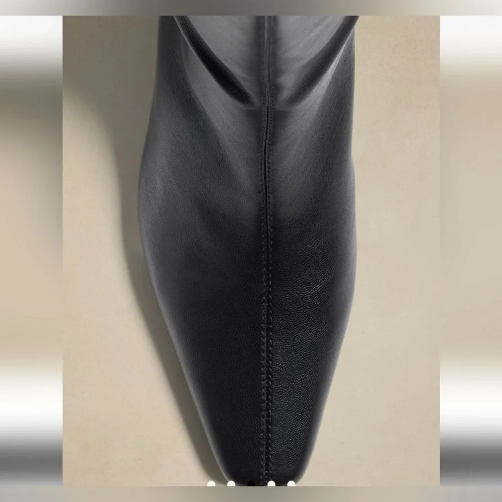 Banana Republic Office Siren Career Fall Vegan Suede Leather Tall Slouch Boots