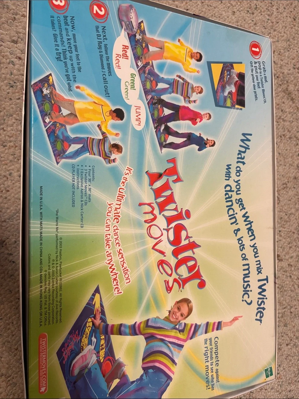 Twister Moves by Twister – Purple, Pink & Green Dance Mat Game