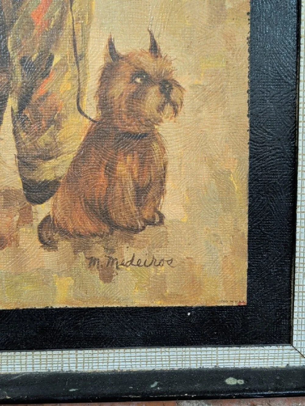 Vintage pair framed