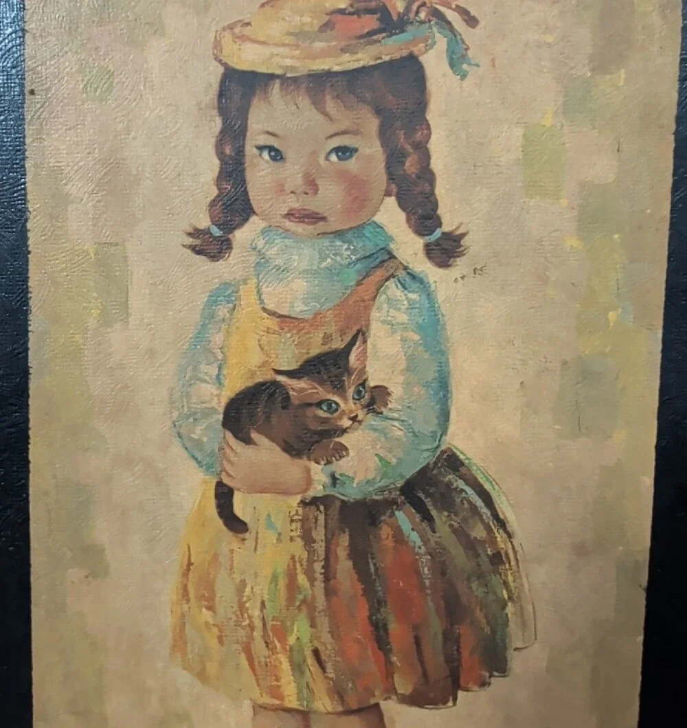 Vintage pair framed