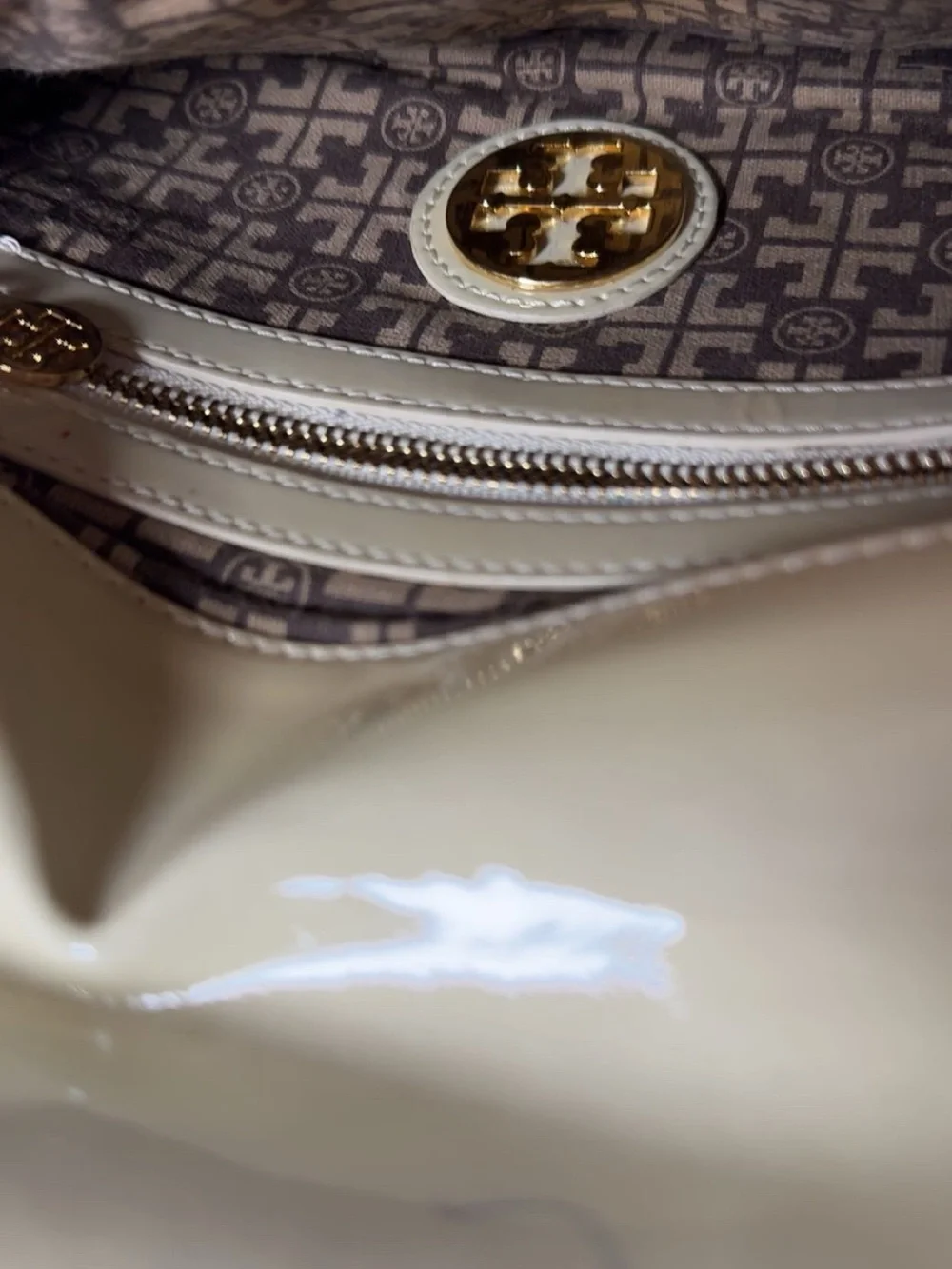 Tory Burch glossy patent