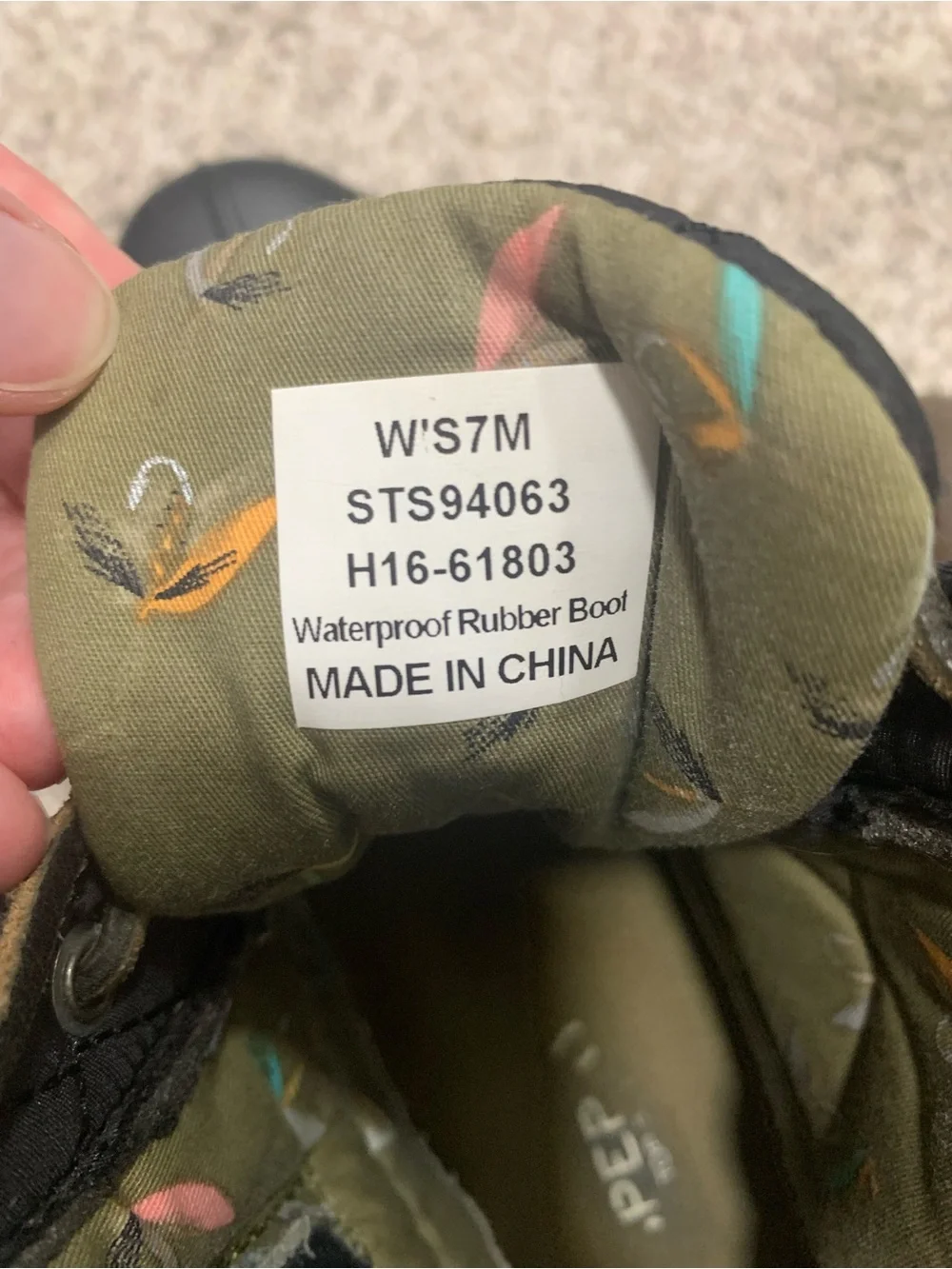 Sperry duck boots