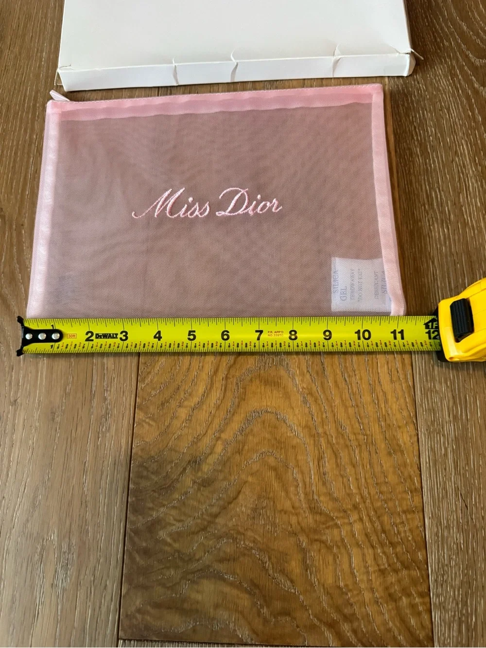 Dior Pink Miss Dior Mesh Cosmetic Pouch
