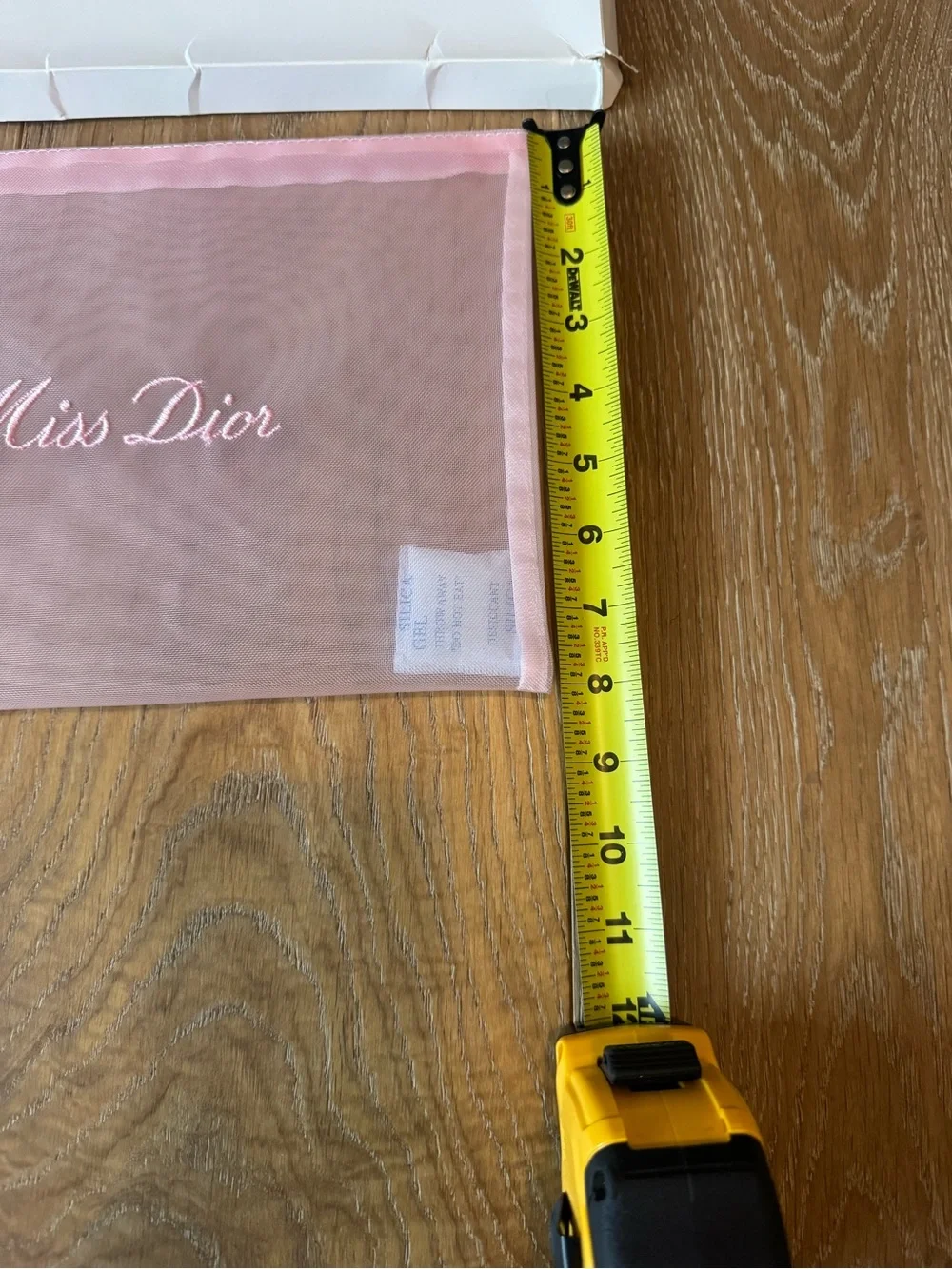 Dior Pink Miss Dior Mesh Cosmetic Pouch