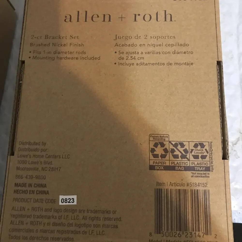 Allen + Roth design mounted