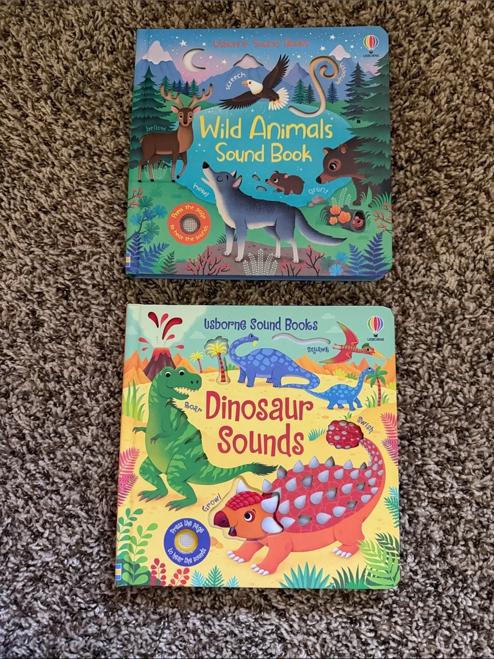 Born Wild Animals & Dinosaur Sounds Sound Books