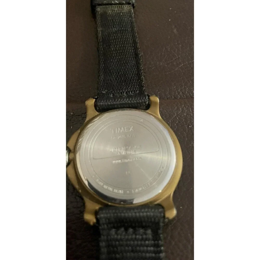 Timex Expedition T47992 Aluminum Trail Indiglo Date Mens Watch WR50M Nylon Strap