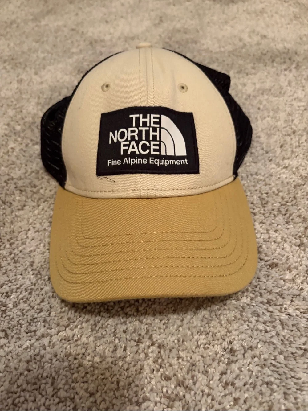 The North Face Black And Tan Mudder Trucker Hat