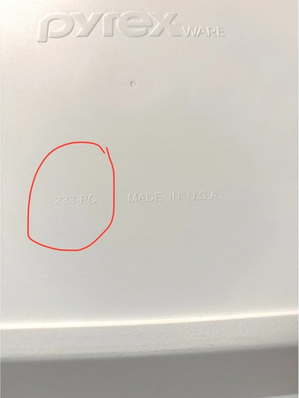 Pyrex genuine replacement