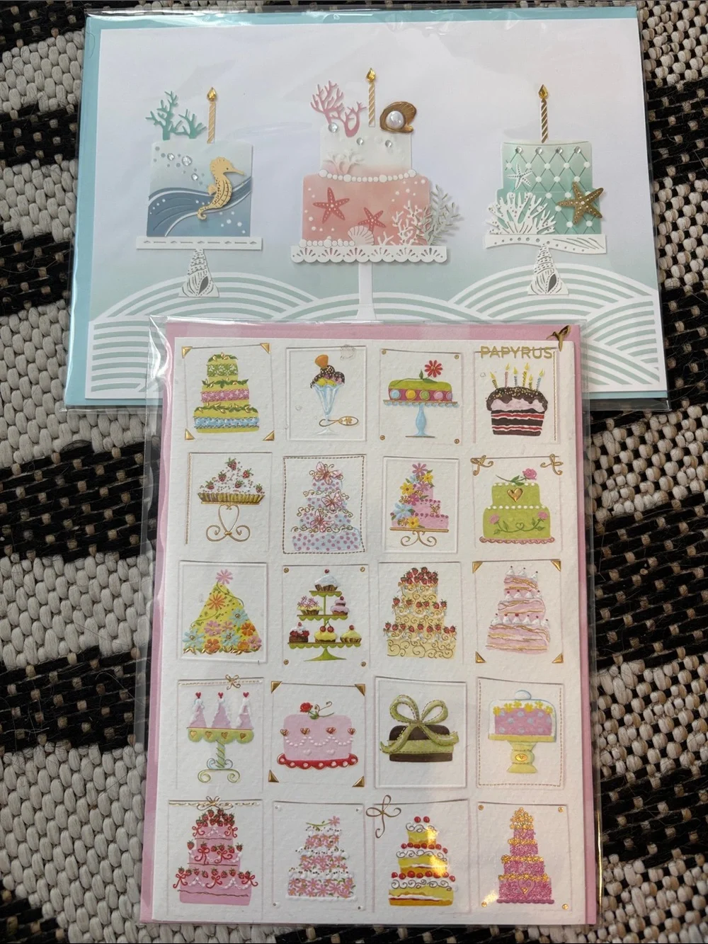🆕Papyrus 6 Piece Birthday Greeting Card Bundle