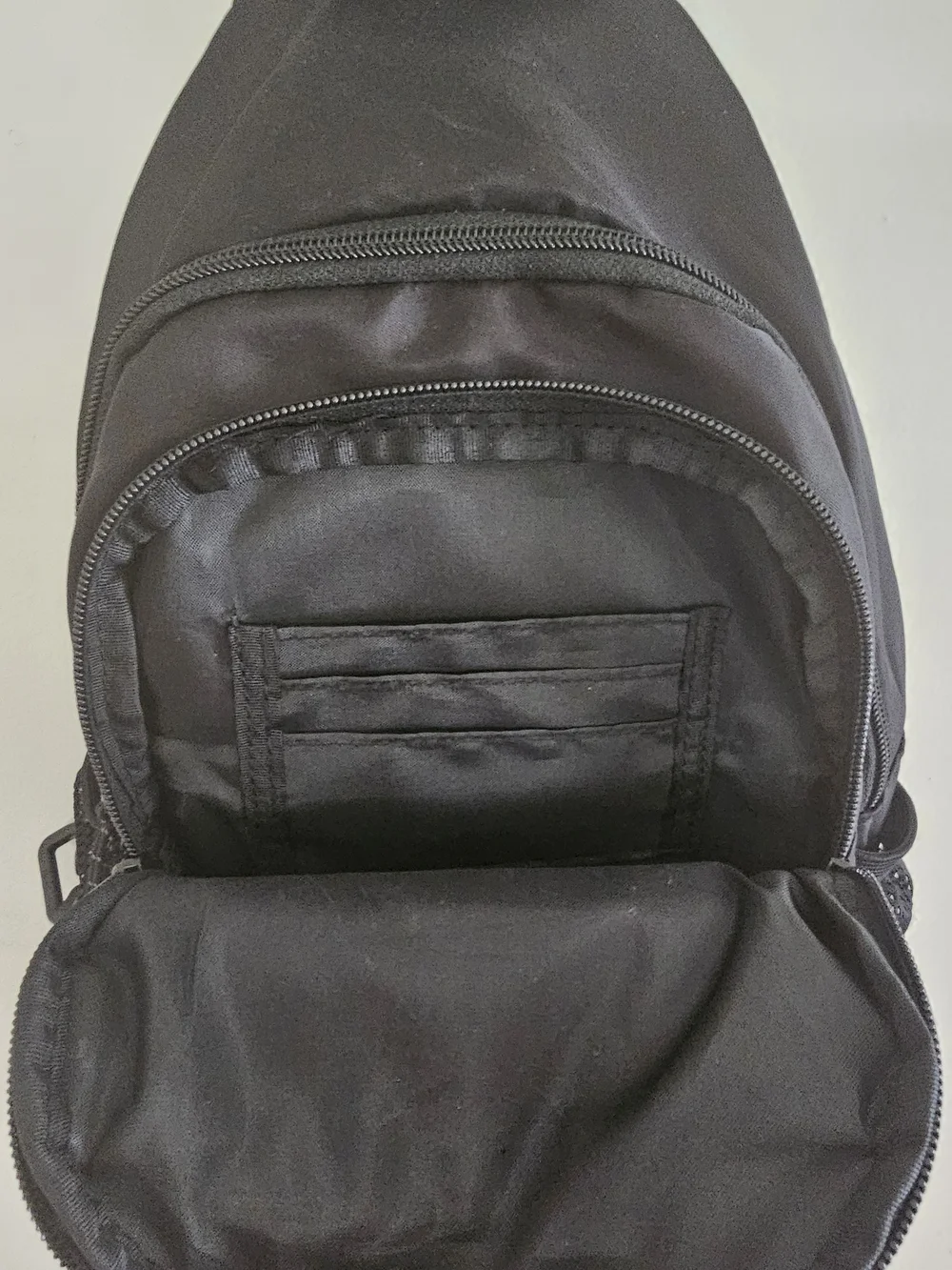 Enamel Pin Sling Backpack
