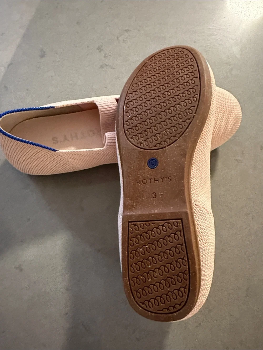 Rothys flats heel instep