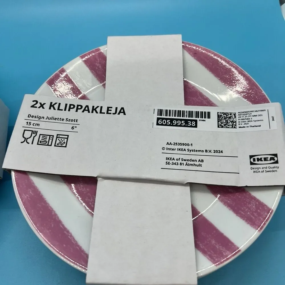 2 New IKEA KLIPPAKLEJA Side Plate 6