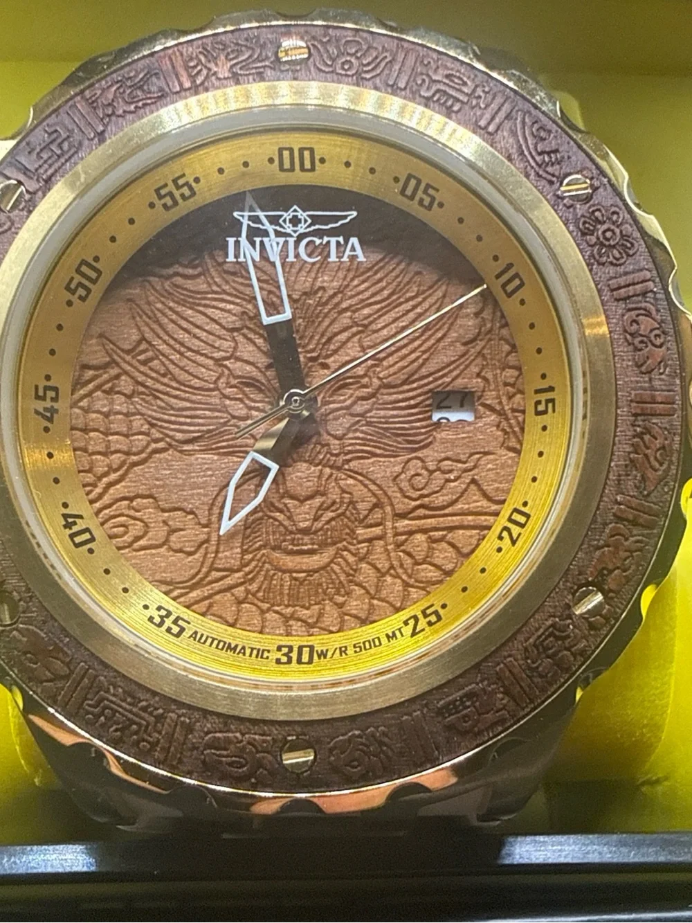 Invicta accents statement bracelet