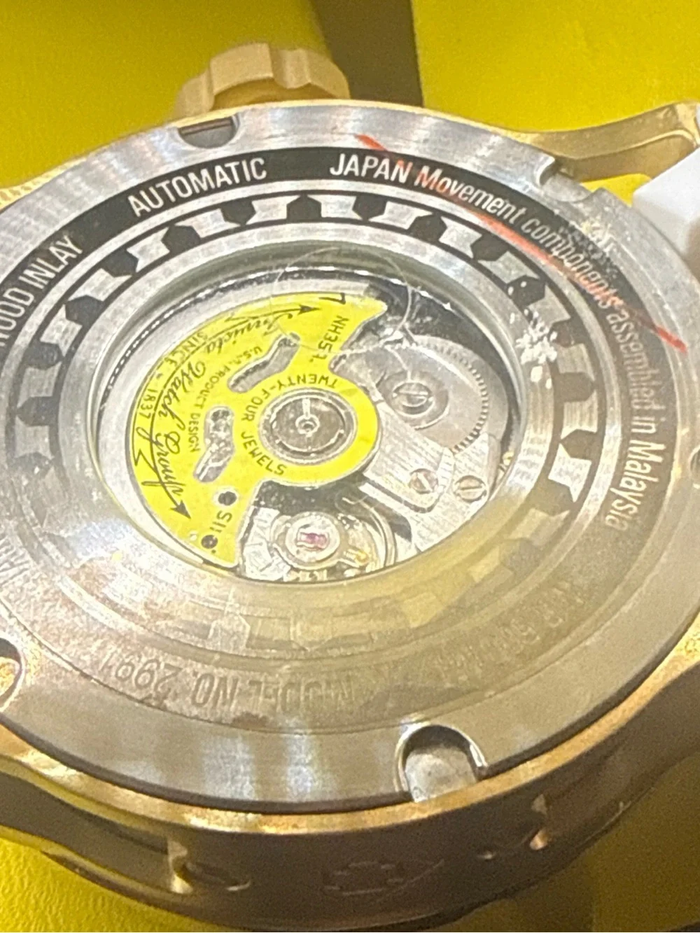Invicta gold tone finishes