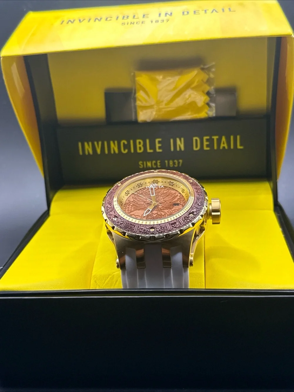 Invicta gold dial