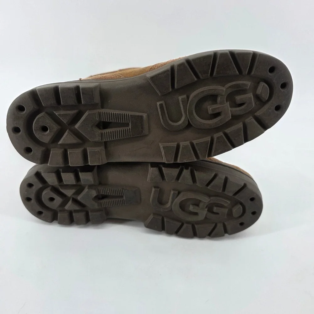 UGG Australia Ultra Short Chestnut Sheepskin Wool Boots Womens 8 Brown 5225