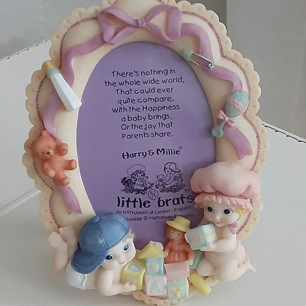 Harry & Millie Little Brats by Hathaway Picture Frame -like new