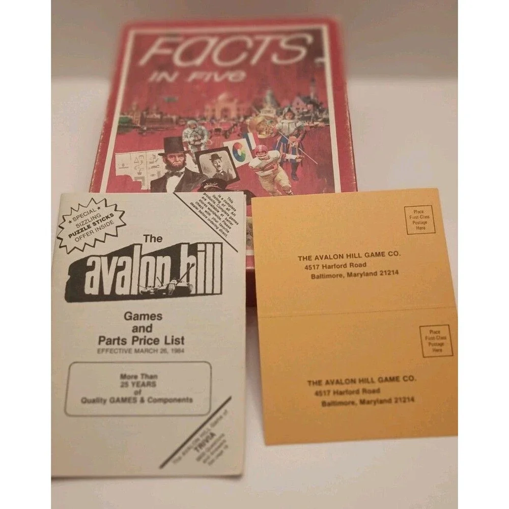 Avalon Hill facts five