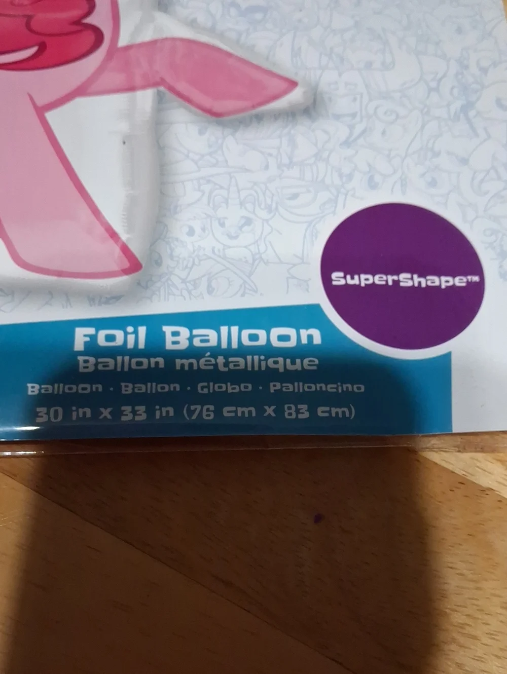 My Little Pony Pink and Red Foil Balloon - Pink, Red