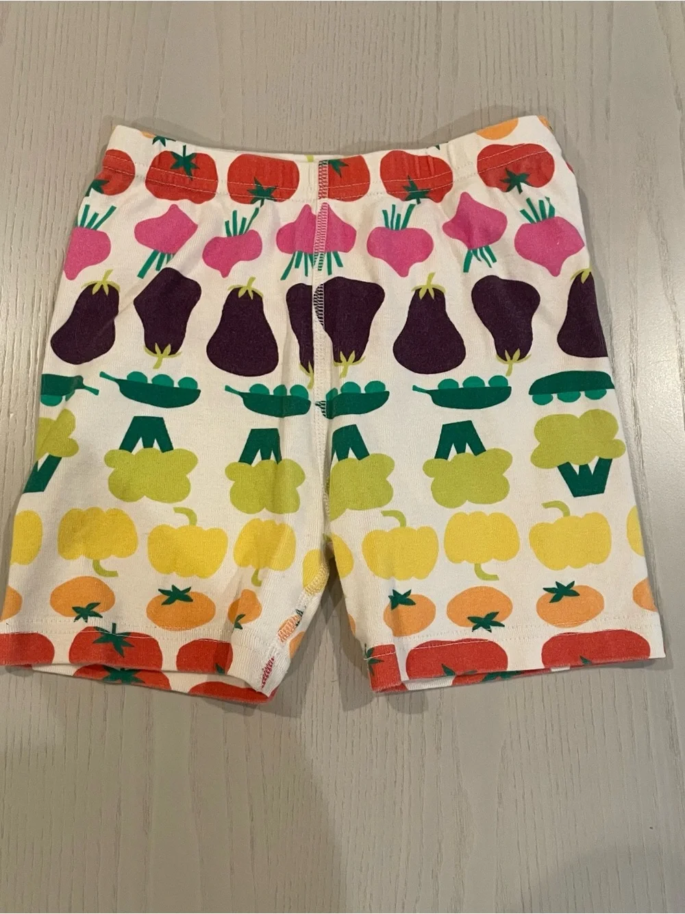 Hanna Andersson HannaJams Short John Pajama Set (Vegetable Garden Earth) - 8 130
