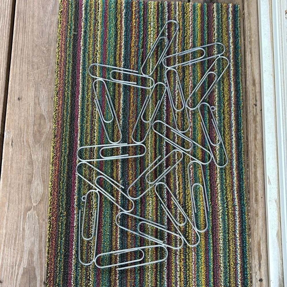 Metal giant paperclip Wall Art large