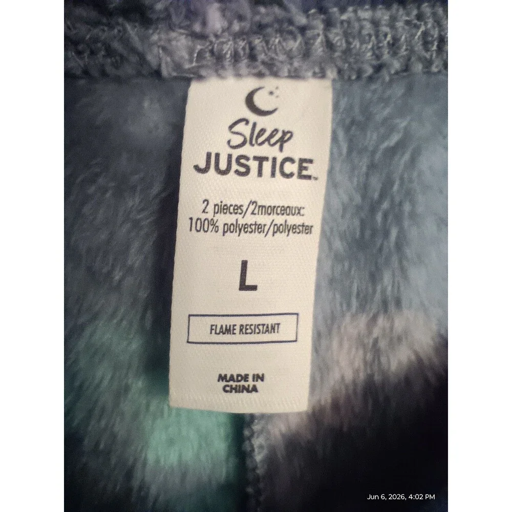 Justice white pink