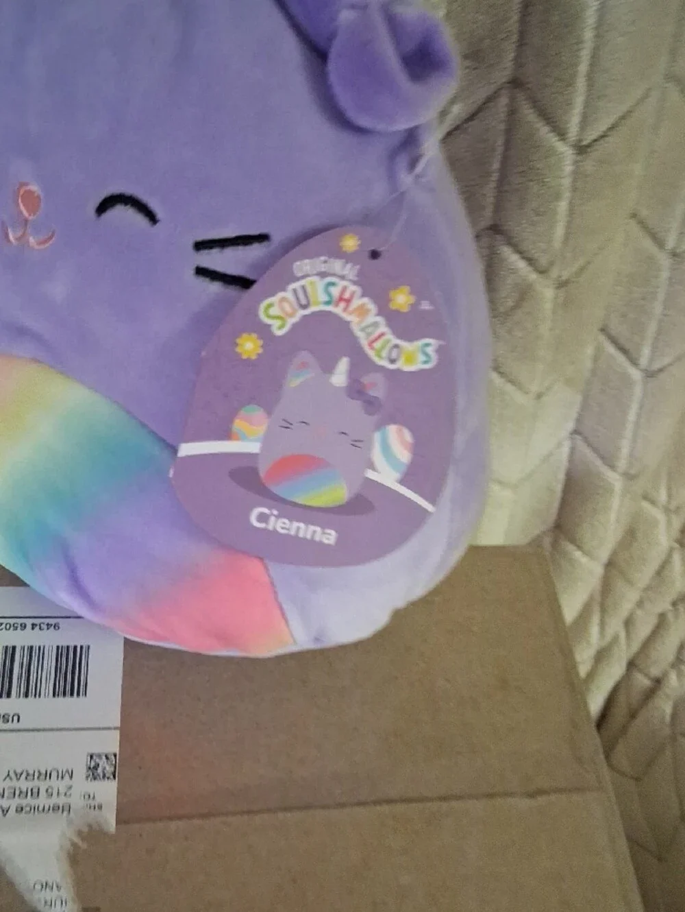Squishmallows plush unicorn